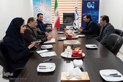 حضور مدیر کل بنیاد شهید و امور ایثارگران استان البرز در خبرگزاری ایکنا البرز‎