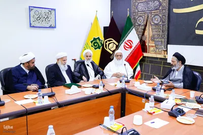دیدار با جمعی از علما و روحانیون کاروان های اهل سنت در مکه مکرمه