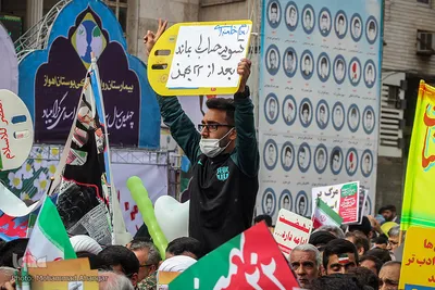 راهپیمایی ۲۲ بهمن در اهواز
