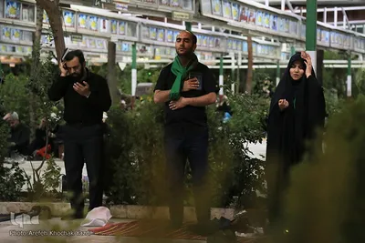 مراسم احیای شب نوزدهم ماه مبارک رمضان در گلزار شهدای قم