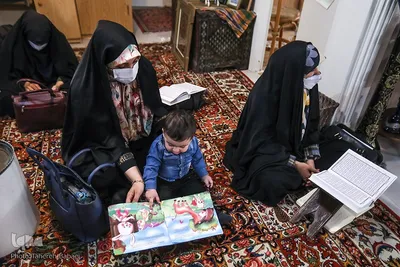 جلسه آموزش قرآن استاد موسوی بلده