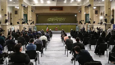دیدار جمعی از دانشجویان با رهبر انقلاب