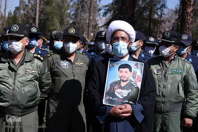 مراسم تشییع پیکر مطهر شهید سرهنگ دوم خلبان «صادق فلاحی» در شیراز‎‎
