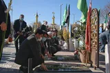 عکس | تجدید میثاق دانشگاهیان اراک با شهدا