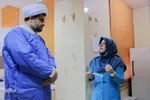 بازدید مدیرکل اوقاف و امور خیریه استان مرکزی از مرکز درمان ناباروری جهاددانشگاهی استان/عکاس:طاها نظیری