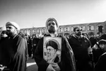 تجمع سوگواران امام خامنه‌ای در میدان امام اصفهان