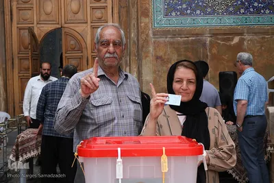 مرحله دوم انتخابات ریاست‌جمهوری در میدان نقش جهان اصفهان