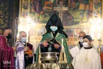 مراسم "تقدس آب" در کلیسای وانک اصفهان