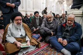 مراسم تشییع پیکر مطهر آیت‌الله امامی کاشانی