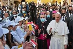 Roma papası tərəfindən Bağdad kilsəsində yevxaristiya mərasimi keçirilib