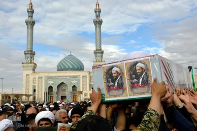 تشییع روحانی شهید مدافع حرم، حجت الاسلام محمد حسن دهقانی