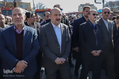 تشییع پیکر مطهر شهید مدافع حرم حمید محمدرضایی در قزوین
