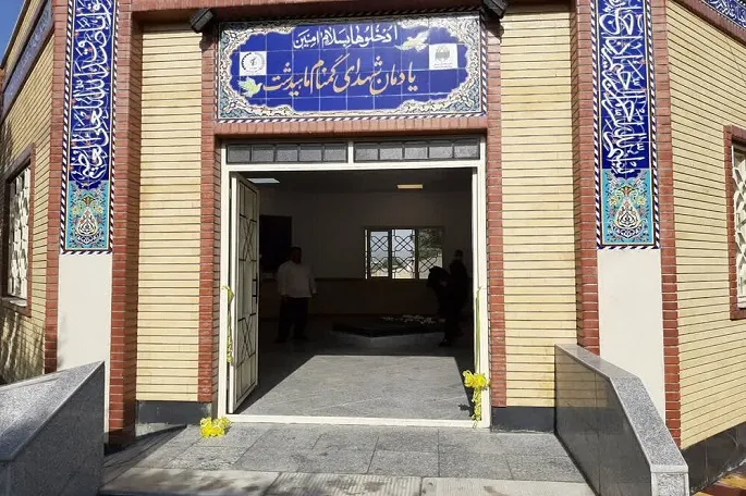 افتتاح یادمان شهدای گمنام بخش ماهیدشت