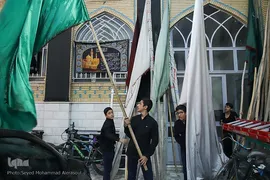 حسینیه ایران؛ آیین مشعل‌گردانی نجفی‌های مقیم مشهد
