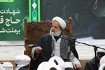 تجمع روحانیون و طلاب حوزه علمیه خراسان‌جنوبی بمناسبت شهادت سردار سلیمانی