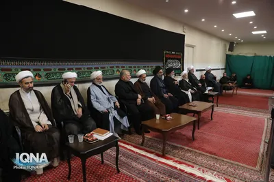 عزاداری روز شهادت امام رضا در دفتر مراجع