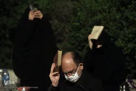 مراسم احیای شب نوزدهم ماه مبارک رمضان در مسجد دانشگاه تهران