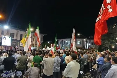 یکصد و پنجمین اجتماع انقلابی مردم بابلسر