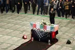 تشییع پیکرهای مطهر شهدای گمنام در میان دانشگاهیان تبریز