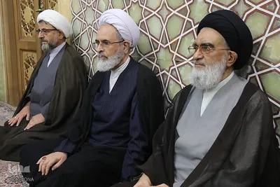 مجلس ترحیم آیت الله فیاض و گرامیداشت شهدای جنگ ۱۲ روزه در حرم بانوی کرامت
