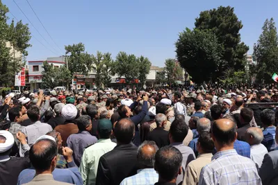 ملایر میزبان پیکر پاک دو شهید مدافع آسمان ایران‎