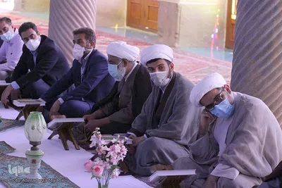 مراسم جزءخوانی و تفسیرآیات قرآنی در مسجد نصیرالملک‎‎