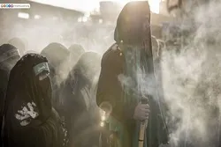 Kərbəlada “Əsirlər karvanı”nın gəlişini əks etdirən şəbeh səhnələri