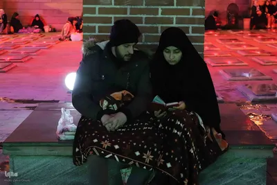 مراسم شب قدر در گلزار شهدای وادی رحمت تبریز