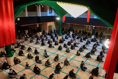 مراسم شب اربعین در حسینیه اعظم زنجان‎‎