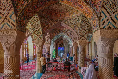 اجرای زنده نقاشی‌ توسط حسن روح الامین