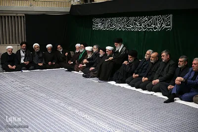 مراسم عزاداری شب شام غریبان حسینی(ع) در حسینیه امام‌خمینی(ره)
