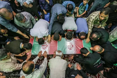 عزاداری شب شهادت امام صادق(ع) و استقبال از شهید گمنام در اراک