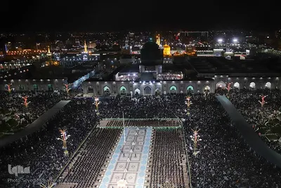مراسم خطبه خوانی شب شهادت امام رضا(ع)