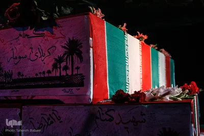 وداع با پیکر شهید محمد رونقی پس از ۲۹ سال
