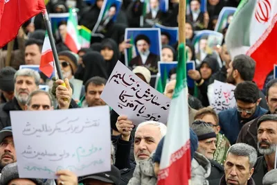 سیل خروشان عاشقان ولایت در تبریز
