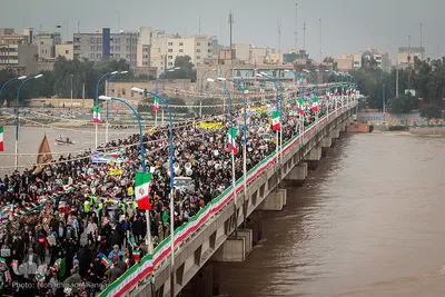 راهپیمایی ۲۲ بهمن در اهواز
