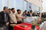 تشییع پیکر شهدای گمنام در همدان‎