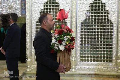 آیین بازگشایی ضریح حرم حضرت زینب خواهر امام رضا (ع)