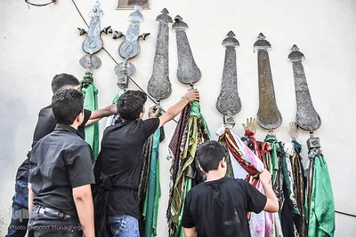 آیین 500 ساله نخل‌گردانی در مهدیشهر‎