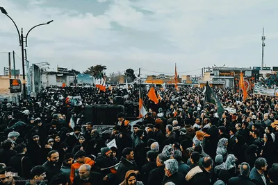 راهپیمایی همبستگی ملی در کاشان