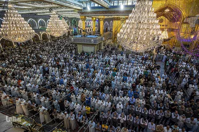 نماز عید سعید قربان در حرم اباالفضل العباس (ع)