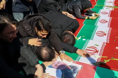 تشییع پیکر مطهر ۱۱ شهید اقتدار آذربایجان شرقی