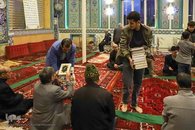 مراسم جزء خوانی قرآن در اهر