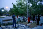 سفره های ساده افطار ـ پارک حجاب مشهد
