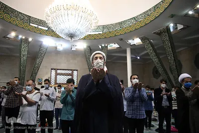 نماز با شکوه عید سعید فطر در مسجد دانشگاه تهران