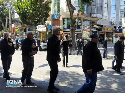 مراسم عزاداری خیابانی رحلت پیامبر اکرم (ص) در اهر