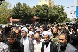 آیین تشییع و خاکسپاری پیکر شهید احمدرضا افشاری