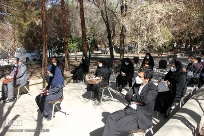 نشست خبری فرمانداران شهرستانهای مهریز و میبد استان یزد