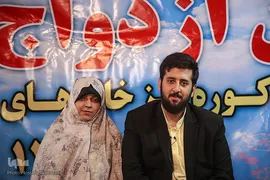 جشن ازدواج زوج جهادگر در میان اهالی محروم کوره پزخانه‌های اسلام آباد نظامی شهرری