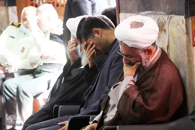 مراسم بزرگداشت مرحوم دعایی و جانباختگان حادثه قطار مشهد به یزد در مسجد حظیره یزد‎‎